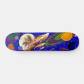 Raum-Plattform-Blau Skateboard (Horizontal)