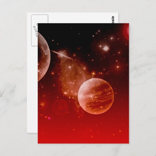 Raum Postkarte (Vorne/Hinten)