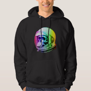 Raum-Primat-Astronauten-Schädel Hoodie
