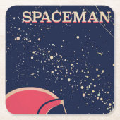 Raum Rechteckiger Pappuntersetzer (Vorderseite)