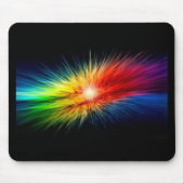 Raum-Regenbogen Mousepad (Vorne)