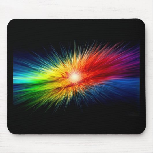 Raum-Regenbogen Mousepad (Vorne)
