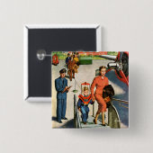 Raum-Reisender Button (Vorne & Hinten)