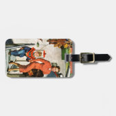 Raum-Reisender Gepäckanhänger (Vorderseite horizontal)