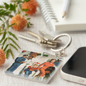 Raum-Reisender Schlüsselanhänger (Vorderseite rechts)