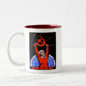 Raum-Ruhm Zweifarbige Tasse (Links)