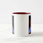 Raum-Ruhm Zweifarbige Tasse (Mittel)