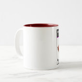 Raum-Schnecken-Tasse (Monstrum Gastropoden) Zweifarbige Tasse (Vorderseite Links)