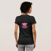 Raum-Schwein-T - Shirt (Schwarz voll)