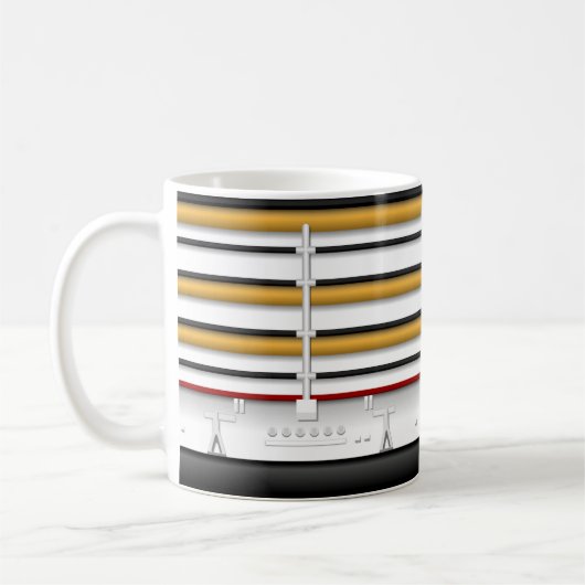 Raum-Shuttle SRB-Tasse Kaffeetasse (Links)