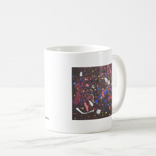 Raum-Spritzer-Tasse! Kaffeetasse (VorderseiteRechts)