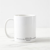 Raum-Spritzer-Tasse! Kaffeetasse (Links)