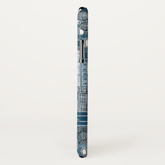 Raum Stadt Monblau Case-Mate iPhone Hülle (Hinten/Rechts)