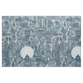 Raum Stadt Monblau Stoff (Fat Quarter (45,7 x 55,9 cm))
