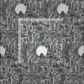 Raum Stadt Monbw Stoff (Kachel)