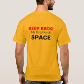 Raum-T-Shirt T-Shirt (Rückseite)