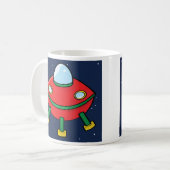 Raum-Tasse Kaffeetasse (Vorderseite Links)