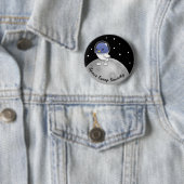 Raum Tweep Gesellschafts-Logo-Knopf Button (Beispiel)