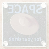 RAUM-UFO, das SUACER UNTERSETZER durch (Rückseite)