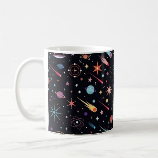 Raum und Galaxie Kaffeetasse (Links)