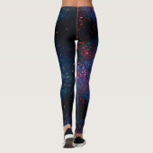 Raum und Galaxie Leggings (Rückseite)
