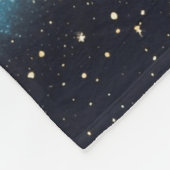 Raum und Sterne Fleecedecke (Ecke)