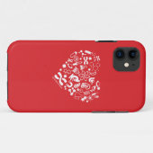 Raum-und Wissenschafts-Herz Case-Mate iPhone Hülle (Rückseite (Horizontal))