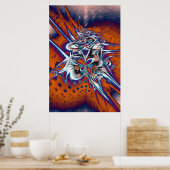 Raum und Zeit. Poster (Küche)