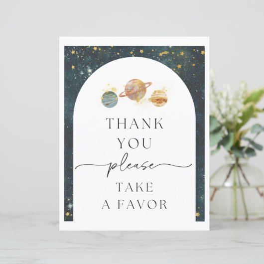 Raum Vielen Dank für Ihre Unterschrift | Space Fev (Stehend Vorderseite)