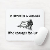 Raum-Wanderer-Witz-Mausunterlage Mousepad (Mit Mouse)