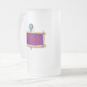 Raum-Wikinger-Titel-Logo Mattglas Bierglas (Vorderseite Links)