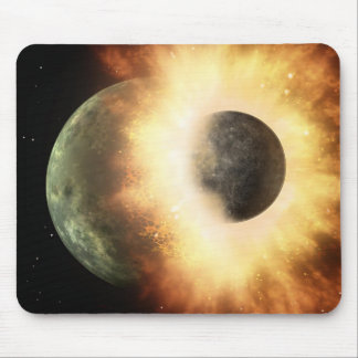 Raum-Zusammenstoß Mousepad
