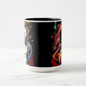 Raum Zweifarbige Tasse (Mittel)