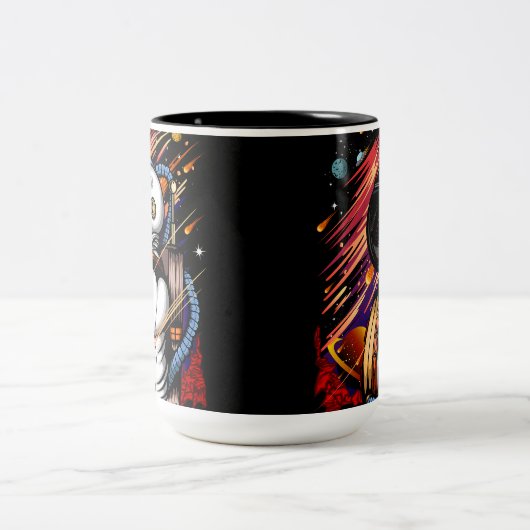 Raum Zweifarbige Tasse (Mittel)