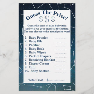 Raumaufnahmen und Sternenkonstellationen schätzen  Flyer