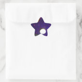 Raumbegrenzung Stern-Aufkleber (Tasche)