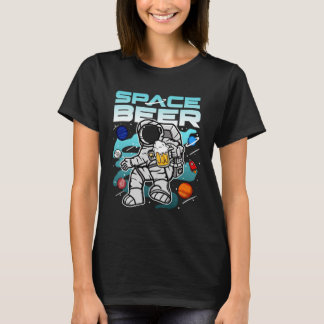 Raumbier trinken Astronaut T-Shirt