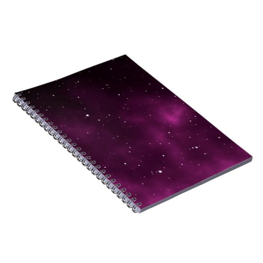 Raumbild-Illustration astronomisches Grafikdesign Notizblock (Rechte Seite)