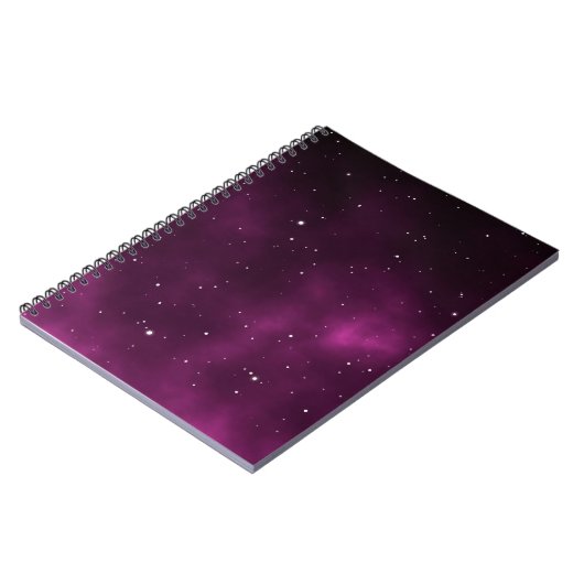 Raumbild-Illustration astronomisches Grafikdesign Notizblock (Linke Seite)