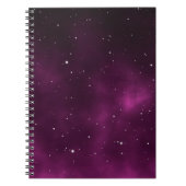 Raumbild-Illustration astronomisches Grafikdesign Notizblock (Vorderseite)