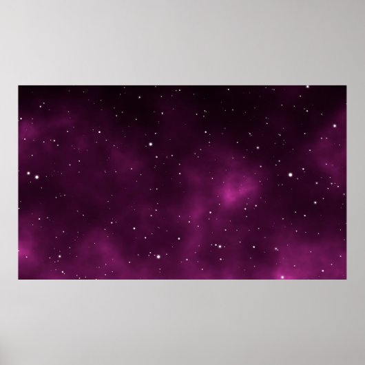 Raumbild-Illustration astronomisches Grafikdesign Poster (Vorne)