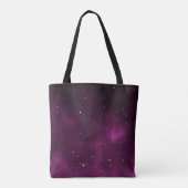 Raumbild-Illustration astronomisches Grafikdesign Tasche (Rückseite)