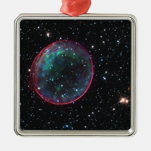 Raumblase Ornament Aus Metall (Vorne)