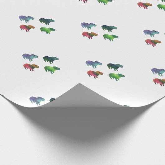 RaumCapybaras Geschenkpapier (Ecke)