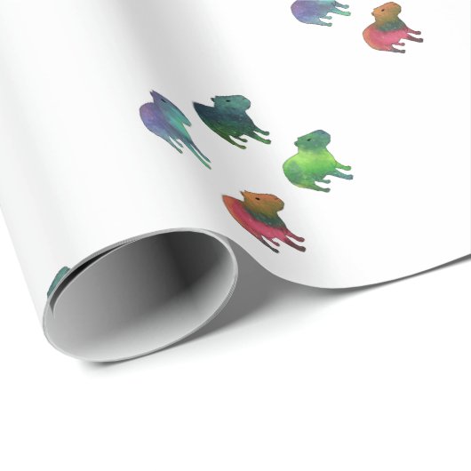 RaumCapybaras Geschenkpapier (Rolleneckpunkt)