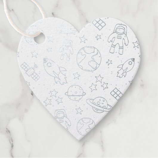 Raumdoodles Geschenkanhänger (Vorderseite)