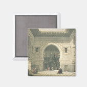 Räume der Moschee von Sultan Hasan, Kairo, für Magnet (Vorderseite/Rückseite)