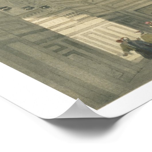 Räume der Moschee von Sultan Hasan, Kairo, für Poster (Ecke)