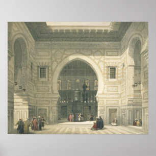 Räume der Moschee von Sultan Hasan, Kairo, für Poster