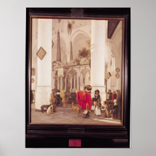 Räume des Nieuwe Kerk, Delft, 1656 Poster